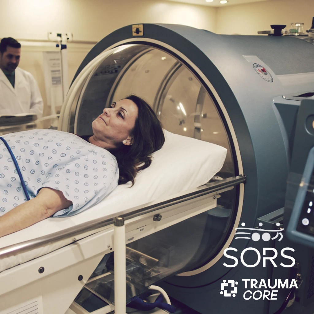 Medicina hiperbárica en SORS — Recuperación más rápida con oxígeno terapéutico @ Traumacore - Núcleo Traumatológico Especializado, Santo Domingo, República Dominicana