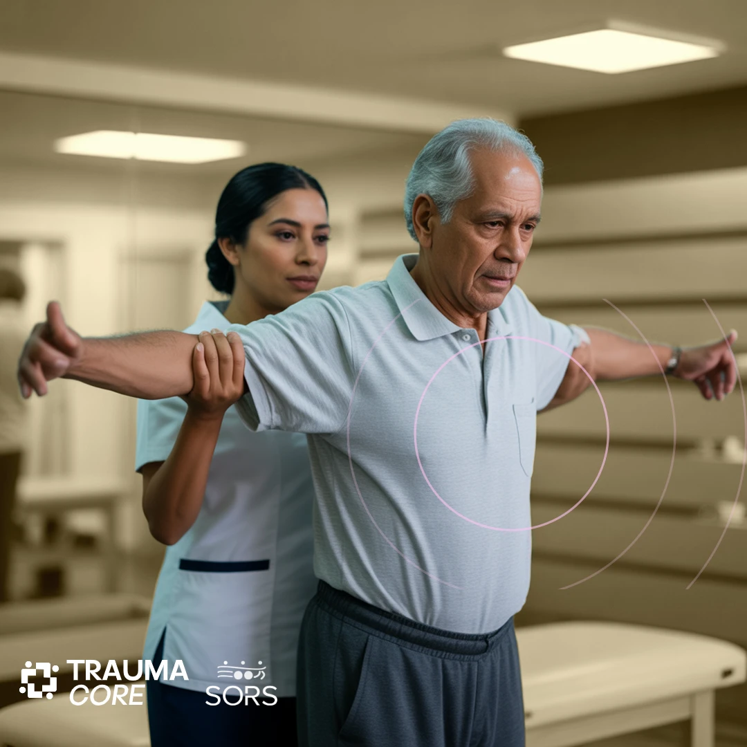 Fisioterapia para adultos mayores, ortogeriatría — tu recuperación con Traumacore - Núcleo Traumatológico Especializado, República Dominicana