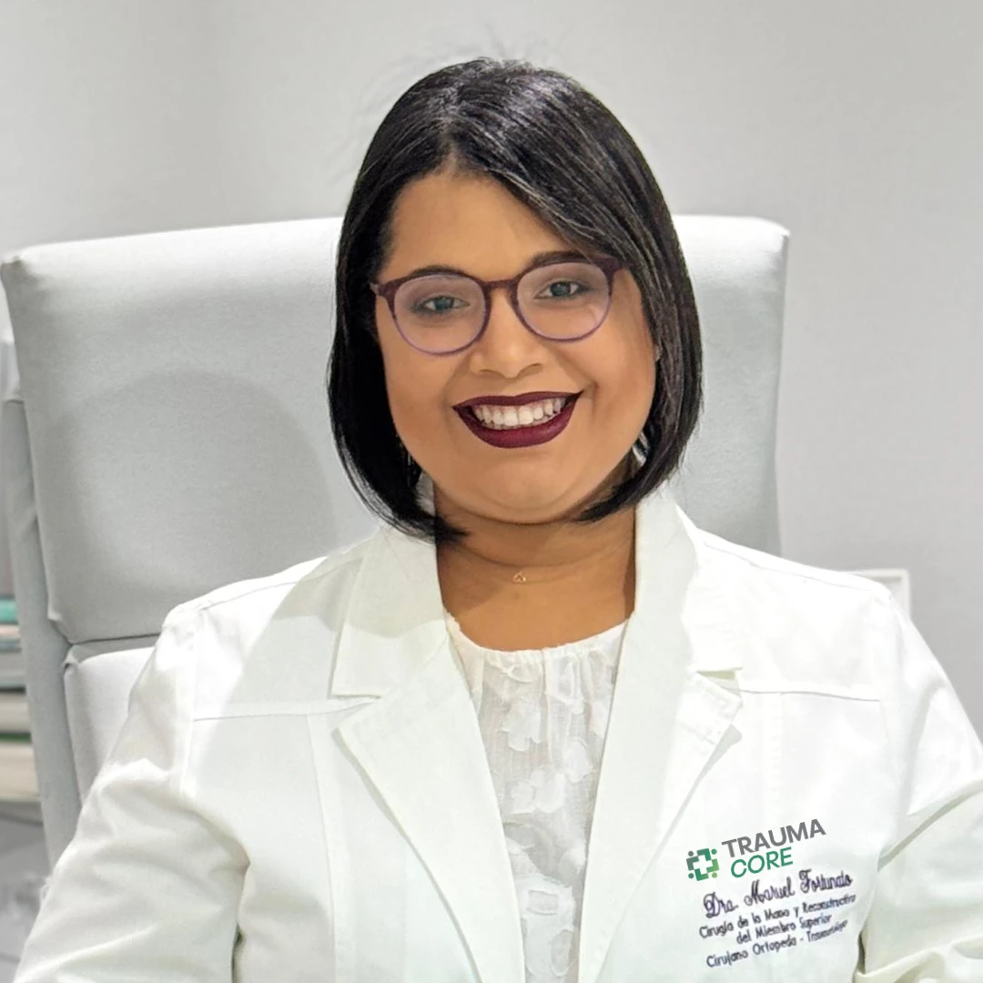 Dra. Maruel Fortunato, Cirujana de Mano y Miembro Superior @ TraumaCore - Núcleo Traumatológico Especializado • Santo Domingo, República Dominicana